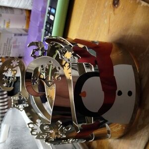 Bath and body works 3 wick candle holder SNOWMAN